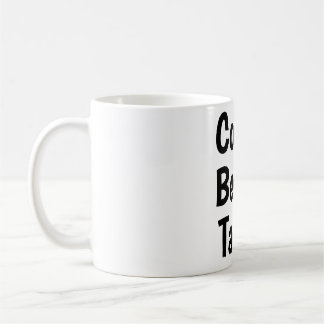 Mug café avant la discussion