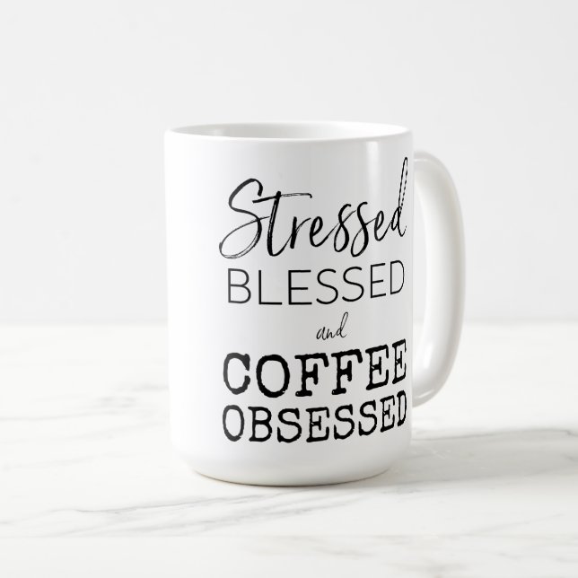 Mug Café béni soumis à une contrainte hanté (Devant droit)