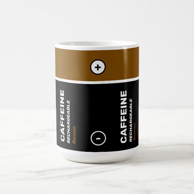 Mug Café Brown noir rechargeable rechargeable (Centre)