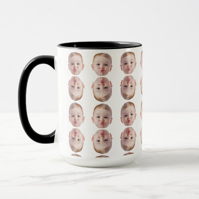 Mug café café personnalisé avec photos (Gauche)