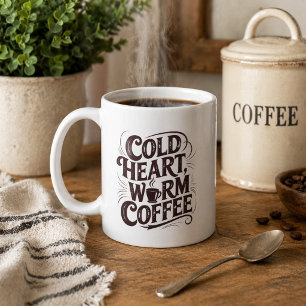Mug Café Chaleureux à Cœur Ancien