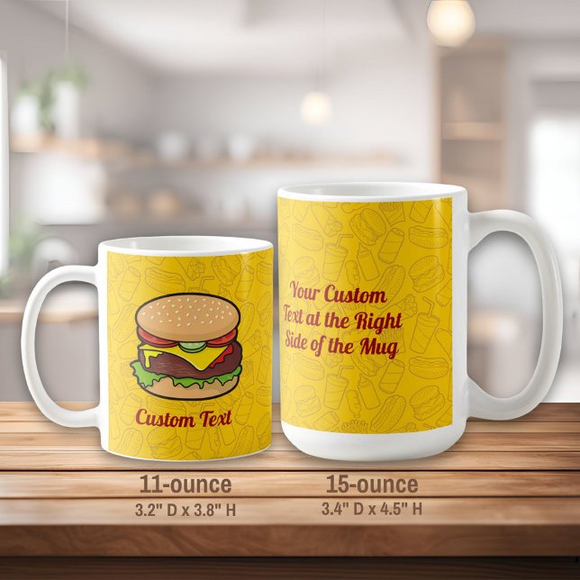 Mug café Cheeseburger (Créateur téléchargé)
