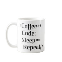 Café++ Code ; Veille==Répéter | Funny Programmer Q