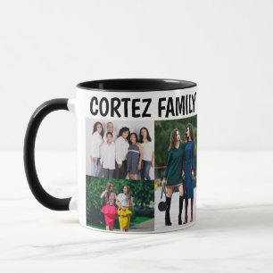 MUG CAFE COLAGE PHOTO SUR MESURE FAMILLE
