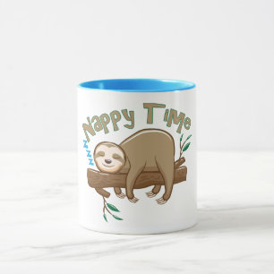Mug Café de bébé paresseux 