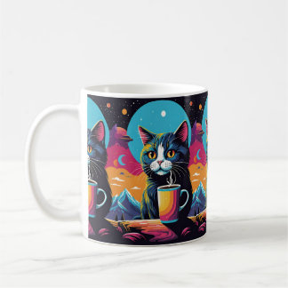 Mug Café de chat cosmique