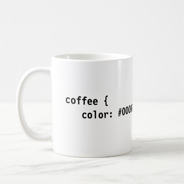 Mug Café de CSS (Gauche)