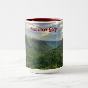 Mug Café de gorge de la rivière rouge