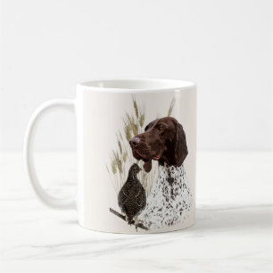 Mug Café de la carte postale Allemande Pointeurs Racco