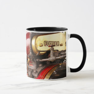 Mug café de moteur de traction de chasseur