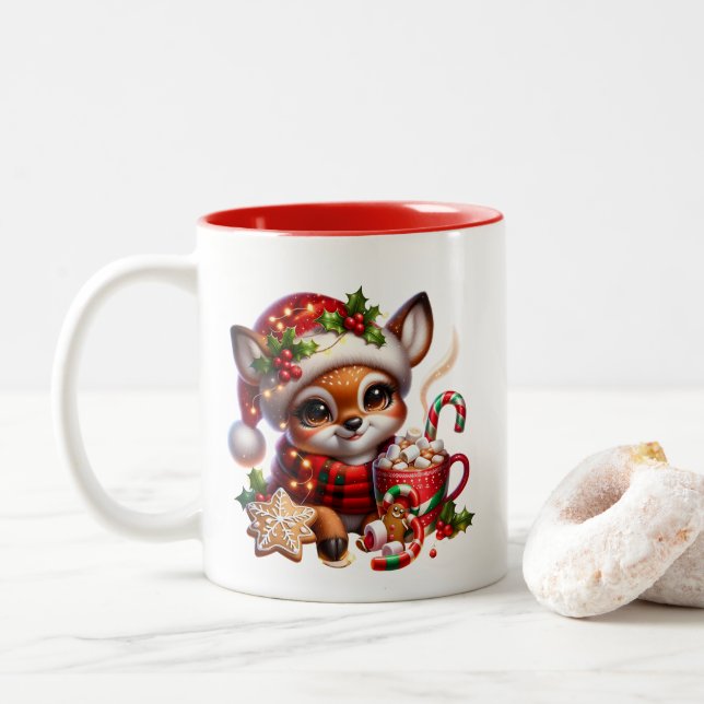 Mug café de Noël (Avec donut)