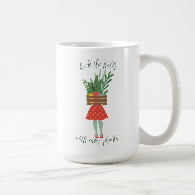 Mug café de Noël de la plante Lady (Droite)