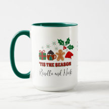 Mug café de Noël Festif Personnalisé