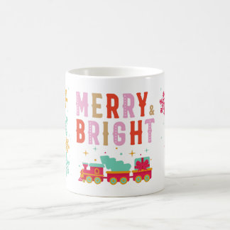 Mug café de Noël "Joyeux et brillant"