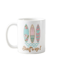 Mug café de plage | Surf vers le haut Café Mug |