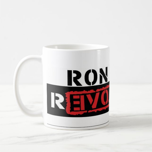 Mug Café de révolution de Ron Paul/tasse de thé (Gauche)