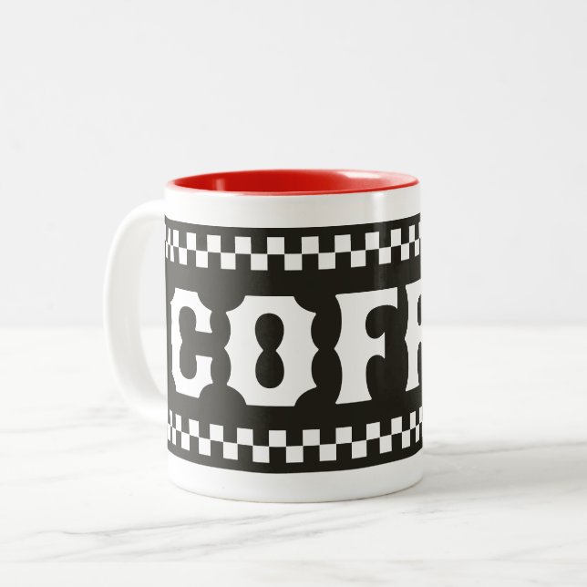 Mug café de style champêtre (Devant gauche)