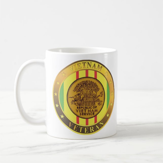 Mug Café de vétéran du Vietnam Tasse-par des (Gauche)