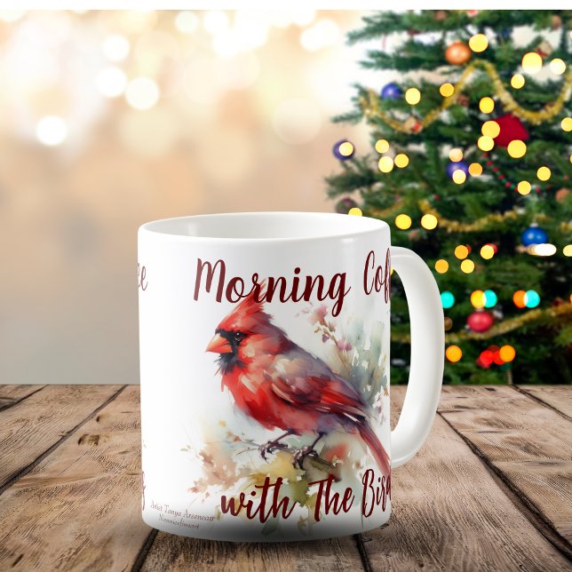 Mug Café du matin avec les oiseaux (Créateur téléchargé)