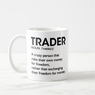 Mug Café du négociant, définition du négociant Stock J