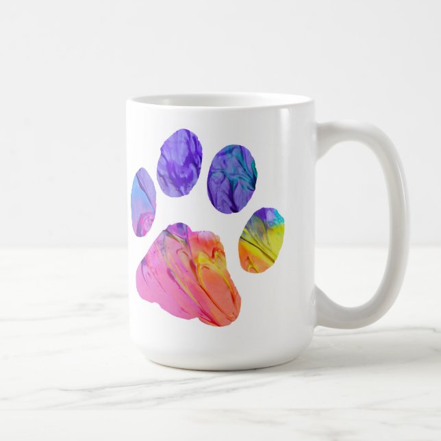 Mug café Empreinte de patte (Droite)