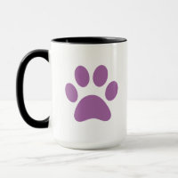 Mug café Empreinte de patte