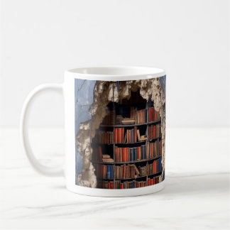 Mug Café en boîte de bibliothèque 3D Cadeaux d'anniver