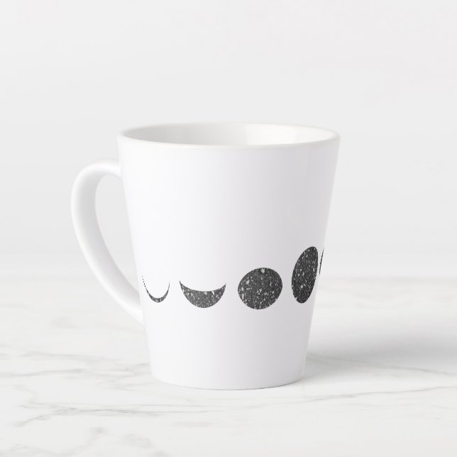 Mug café en phase lunaire (Angle gauche)
