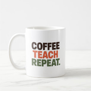 Mug Café Enseigner Répéter