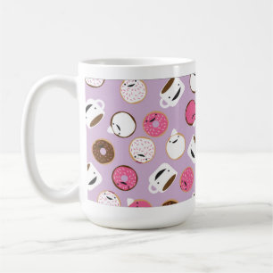 Mug café et butées toriques heureux