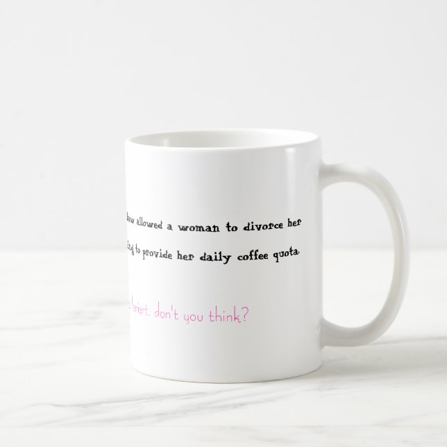 Mug Café et divorce (Droite)