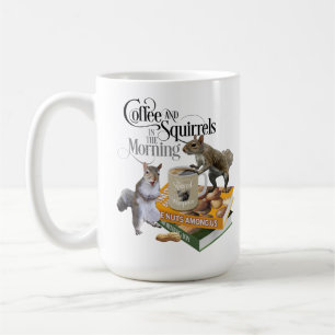 Mug Café et écureuils - Amoureux des écureuils