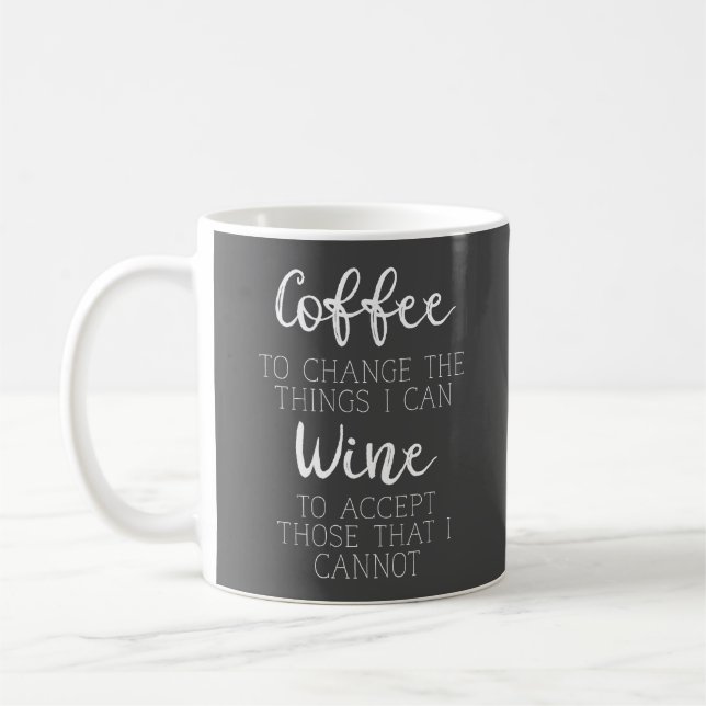 Mug Café et Humour à vin (Gauche)