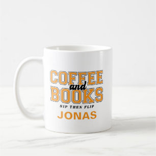 Mug Café et livres Sirotez puis feuilletez Livre orang