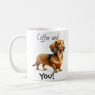Mug Café et toi ! Dachshund Cute