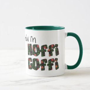 Mug café gallois : Hoffi Coffi, Floral