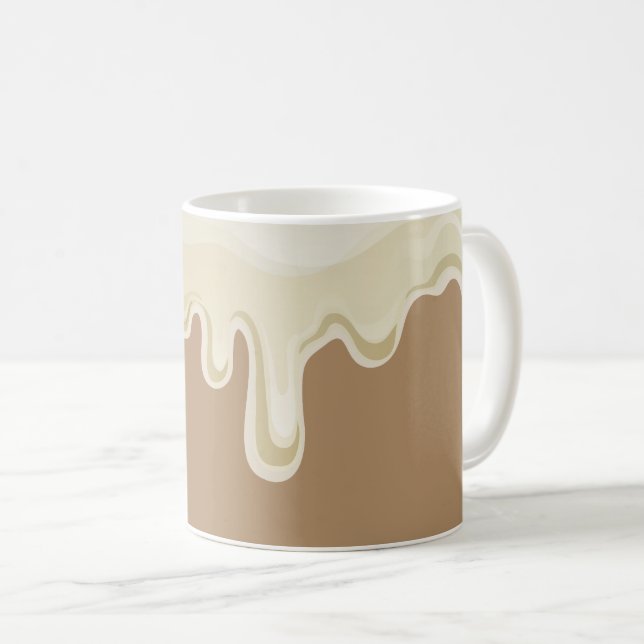 Mug Café glacé avec crème séchée (Devant droit)