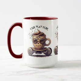 MUG CAFÉ INTELECTUEL DANS UN SKATER