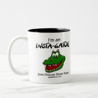 Mug café intérieur noir avec logo de l'équipe de r
