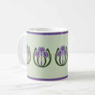 Mug café Iris Art nouveau