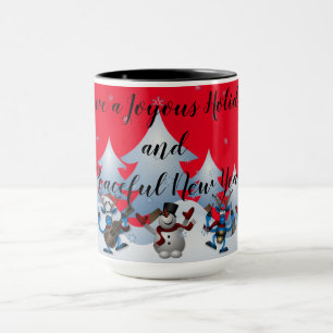 Mug Café Joyeux/Paisible/Mug De Thé