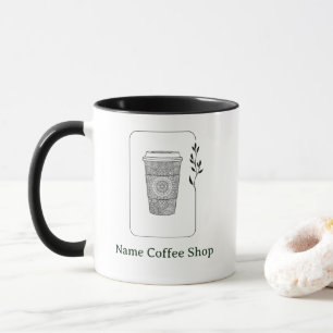 Mug Café moderne simple floral