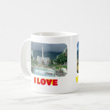 Mug Café mug I love Venezuela, personnalisable
