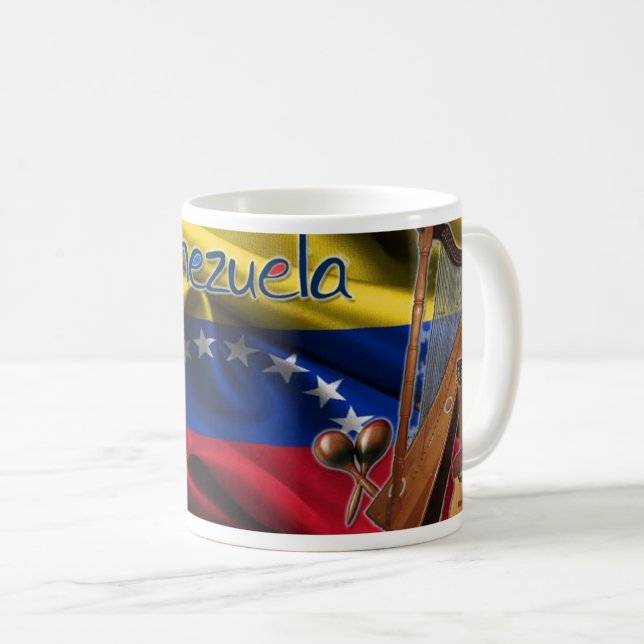 Mug Café mug I love Venezuela, personnalisable (Devant droit)