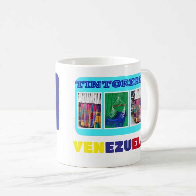 Mug Café mug I love Venezuela, personnalisable (Devant droit)