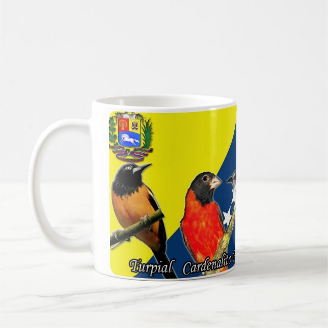 Mug Café mug I love Venezuela, personnalisable (Gauche)