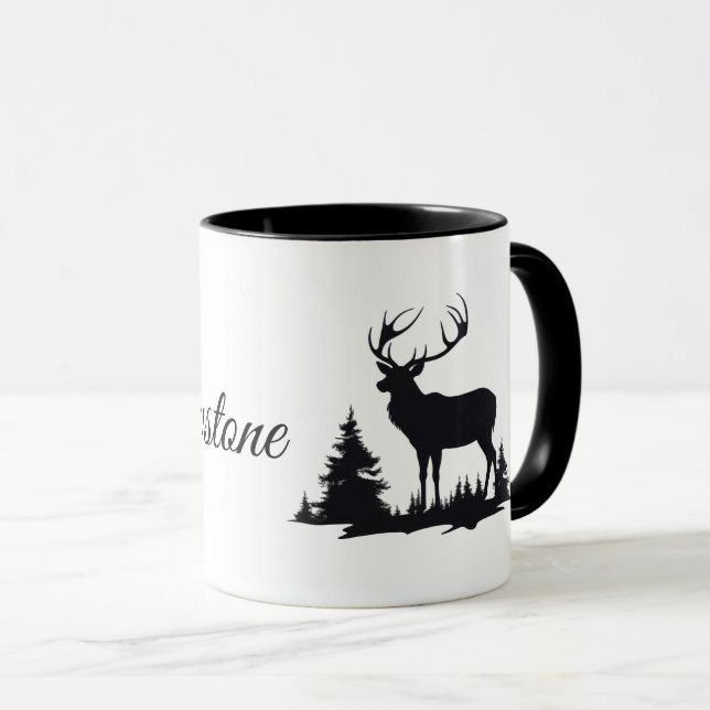 Mug Café Mug-Yellowstone Elk (Devant droit)