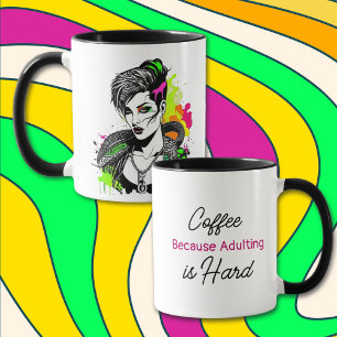 Mug Café, parce que être adulte est dur Humour sarca