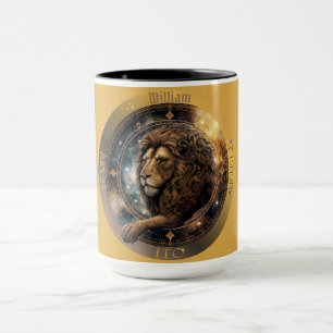 Mug Café personnalisable Leo Zodiac