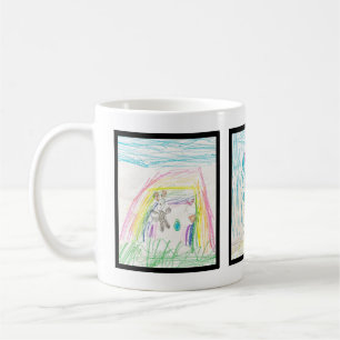 Mug café personnalisé avec l'art de votre enfant 3